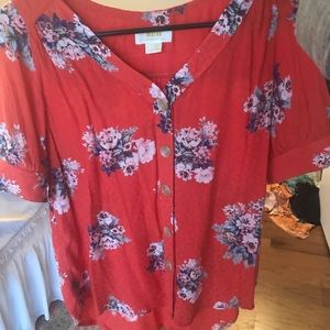 Anthropologie floral top